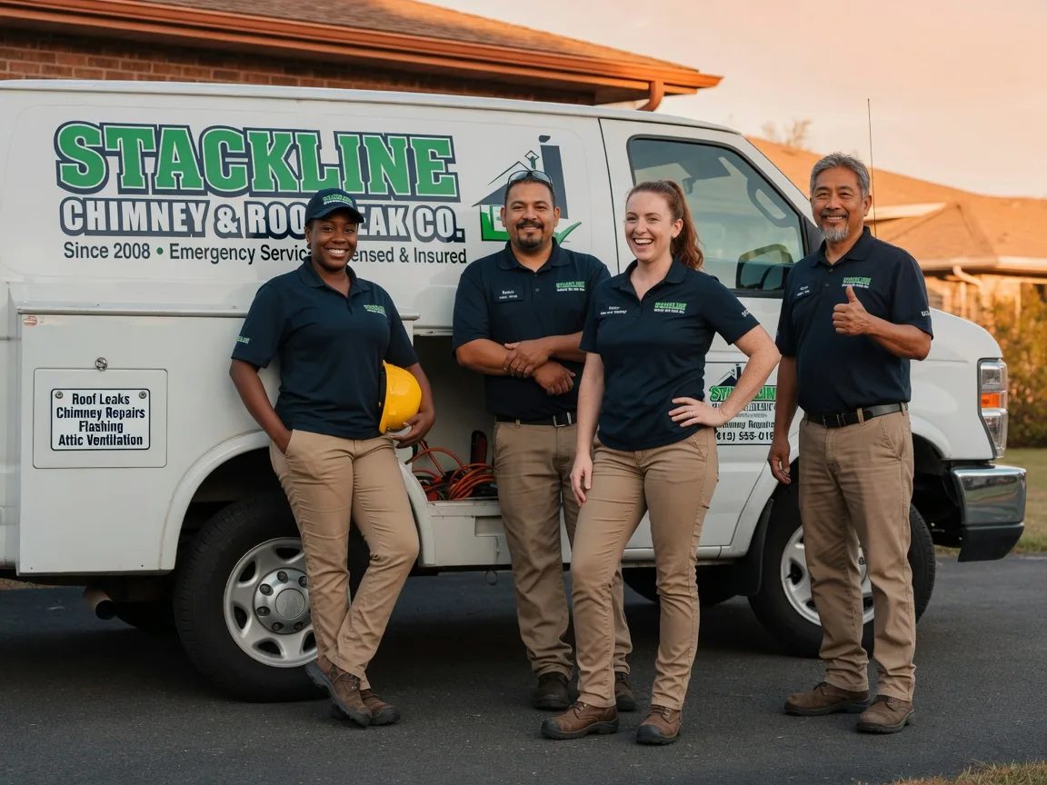 Chimney flashing repair company in Olpe, KS